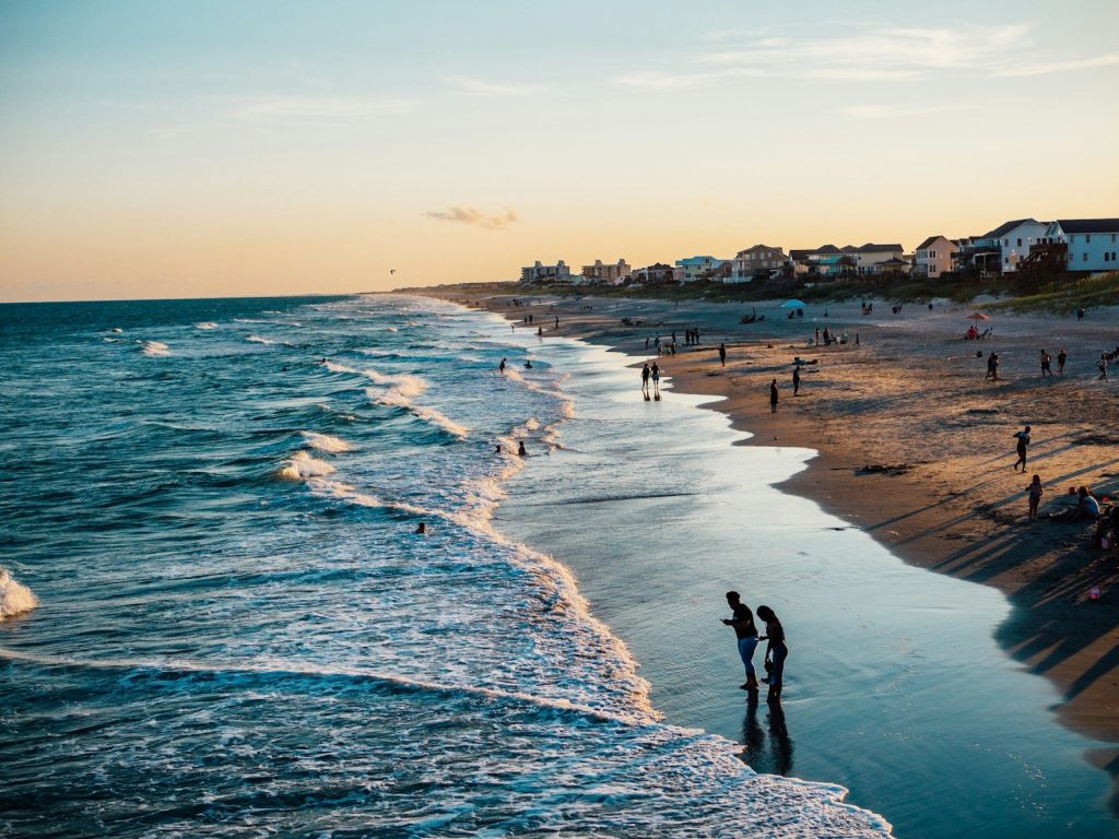 people on beach